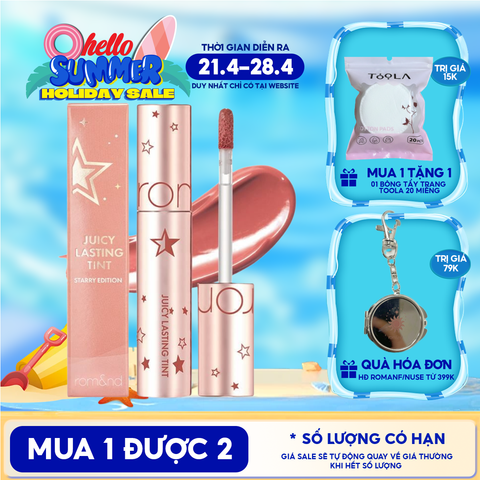 [Juicy Lasting Tint Starry Edition - Màu 23] Son Tint Lì Romand Juicy Lasting Tint Starry Edition 5.5g