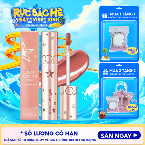 [Juicy Lasting Tint Starry Edition - Màu 23] Son Tint Lì Romand Juicy Lasting Tint Starry Edition 5.5g