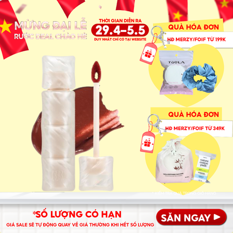 [NEW] Son Phao Kem Lì Mềm Mịn Như Bơ, Lâu Trôi Merzy Puffer Mellow Tint 3.7g