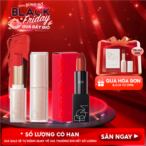  [PHIÊN BẢN ĐẶC BIỆT] Son Thỏi Lì B.O.M Lên Màu Chuẩn My Lipstick 