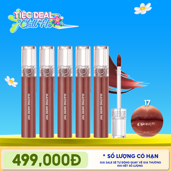  [PACK TIẾT KIỆM 35%] 5 Son Tint Nước Romand Siêu Lì, Lâu Trôi Glasting Water Tint 4g 