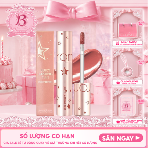 [Juicy Lasting Tint Starry Edition - Màu 23] Son Tint Lì Romand Juicy Lasting Tint Starry Edition 5.5g