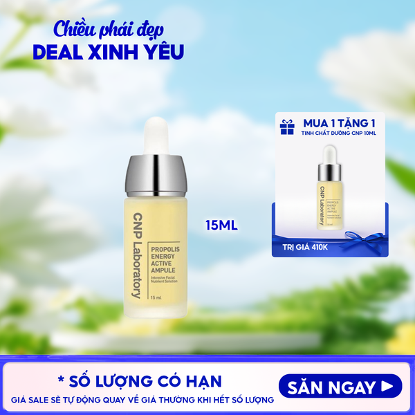  Serum CNP Tinh Chất Keo Ong Hỗ Trợ Phục Hồi Da Propolis Energy Active Ampule 15ml 