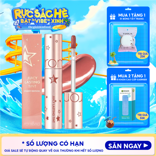  [Juicy Lasting Tint Starry Edition - Màu 23] Son Tint Lì Romand Juicy Lasting Tint Starry Edition 5.5g 