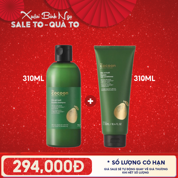  Dầu Gội Cocoon Tinh Chất Dầu Bưởi Giúp Giảm Gãy Rụng & Hỗ Trợ Mọc Tóc Pomelo Shampoo 