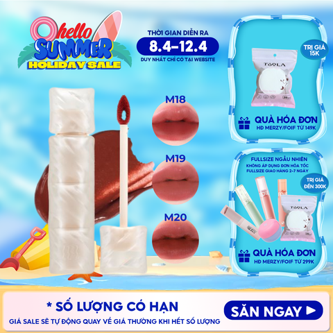 [NEW] Son Phao Kem Lì Mềm Mịn Như Bơ, Lâu Trôi Merzy Puffer Mellow Tint 3.7g