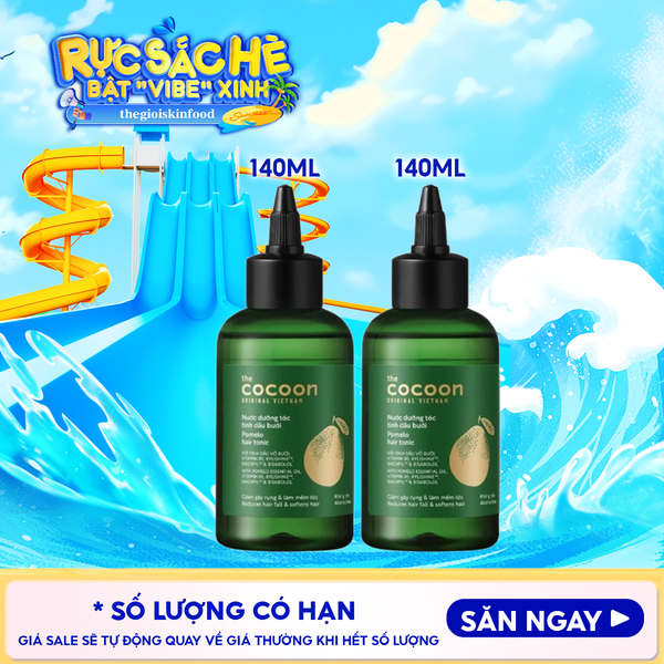 Nước Dưỡng Tóc Cocoon Hỗ Trợ Giảm Gãy Rụng Và Làm Mềm Tóc Tinh Dầu Bưởi Pomelo Hair Tonic 