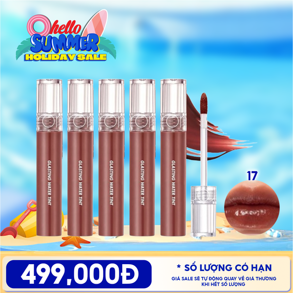 [PACK TIẾT KIỆM 35%] 5 Son Tint Nước Romand Siêu Lì, Lâu Trôi Glasting Water Tint 4g 