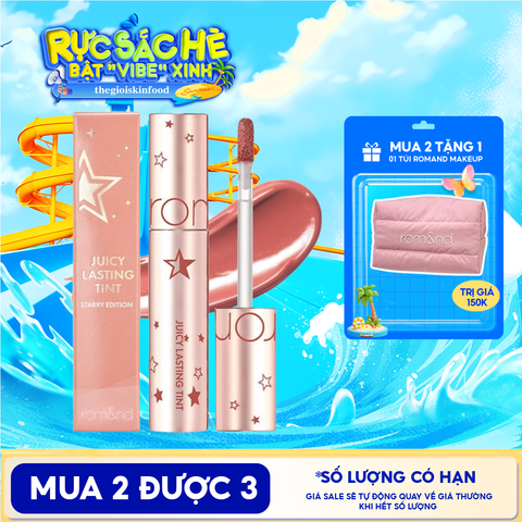 [Juicy Lasting Tint Starry Edition - Màu 23] Son Tint Lì Romand Juicy Lasting Tint Starry Edition 5.5g