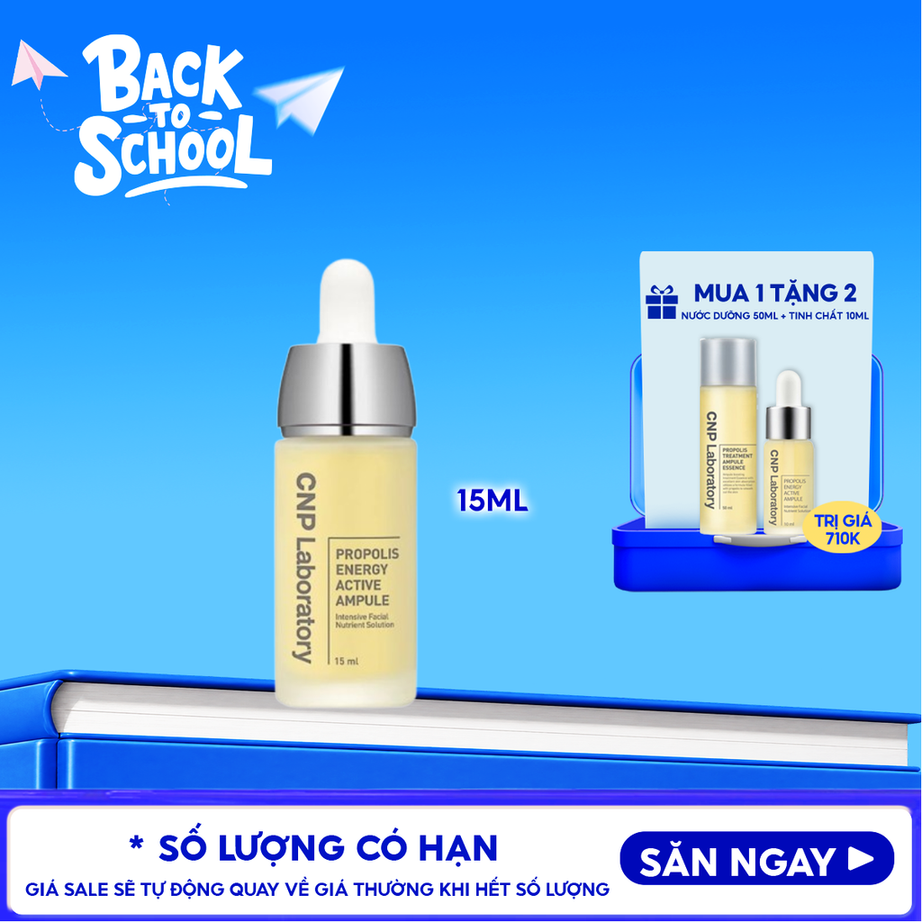 Serum CNP Tinh Chất Keo Ong Hỗ Trợ Phục Hồi Da Propolis Energy Active Ampule 15ml