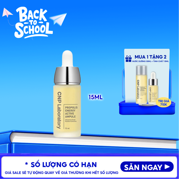  Serum CNP Tinh Chất Keo Ong Hỗ Trợ Phục Hồi Da Propolis Energy Active Ampule 15ml 