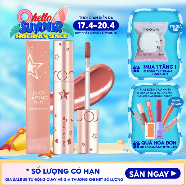  [Juicy Lasting Tint Starry Edition - Màu 23] Son Tint Lì Romand Juicy Lasting Tint Starry Edition 5.5g 