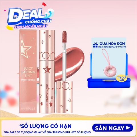 [Juicy Lasting Tint Starry Edition - Màu 23] Son Tint Lì Romand Juicy Lasting Tint Starry Edition 5.5g