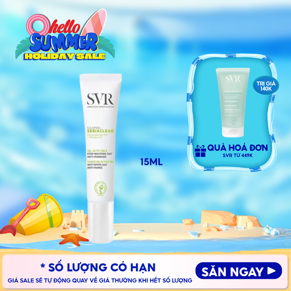  Kem Chấm Mụn SVR Dạng Gel Sebiaclear Cicapeel 15ml 