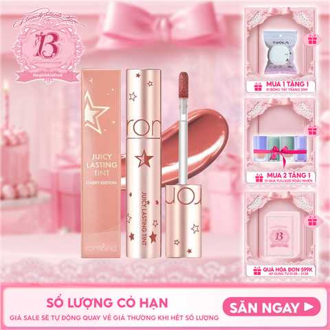 [Juicy Lasting Tint Starry Edition - Màu 23] Son Tint Lì Romand Juicy Lasting Tint Starry Edition 5.5g