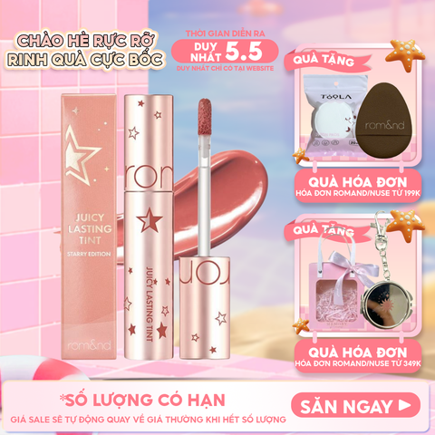 [Juicy Lasting Tint Starry Edition - Màu 23] Son Tint Lì Romand Juicy Lasting Tint Starry Edition 5.5g