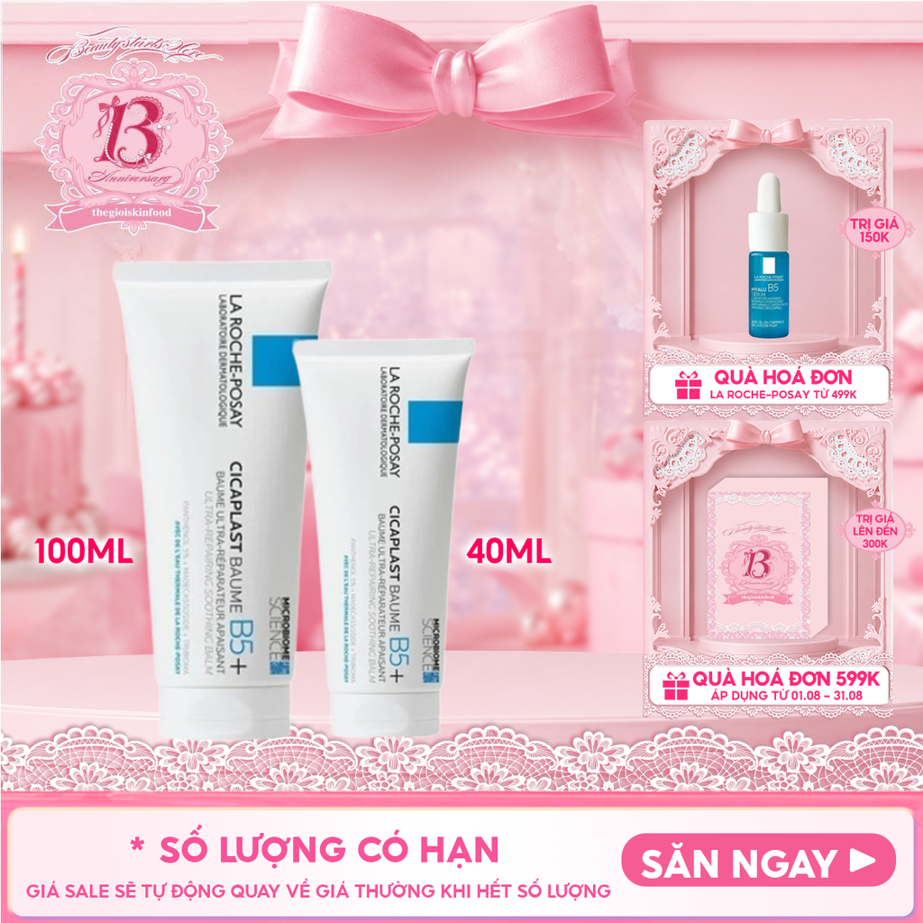 Kem Dưỡng La Roche-Posay Làm Dịu, Hỗ Trợ Phục Hồi Da, Đa Công Dụng Laboratoire Dermatologique Cicaplast Baume B5+
