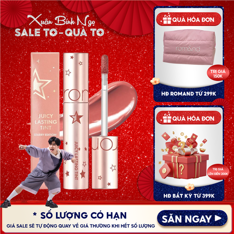 [Juicy Lasting Tint Starry Edition - Màu 23] Son Tint Lì Romand Juicy Lasting Tint Starry Edition 5.5g
