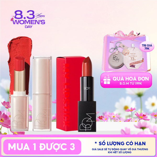  [PHIÊN BẢN ĐẶC BIỆT] Son Thỏi Lì B.O.M Lên Màu Chuẩn My Lipstick 