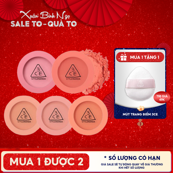  Phấn Má Hồng 3CE Mịn Lì Siêu Xinh Face Blush 5.5g 