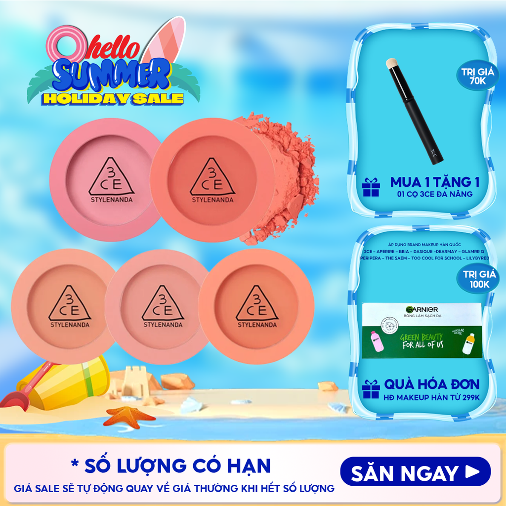Phấn Má Hồng 3CE Mịn Lì Siêu Xinh Face Blush 5.5g