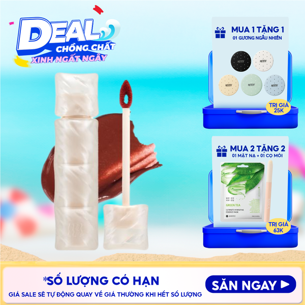  Son Phao Kem Lì Mềm Mịn Như Bơ, Lâu Trôi Merzy Puffer Mellow Tint 3.7g 