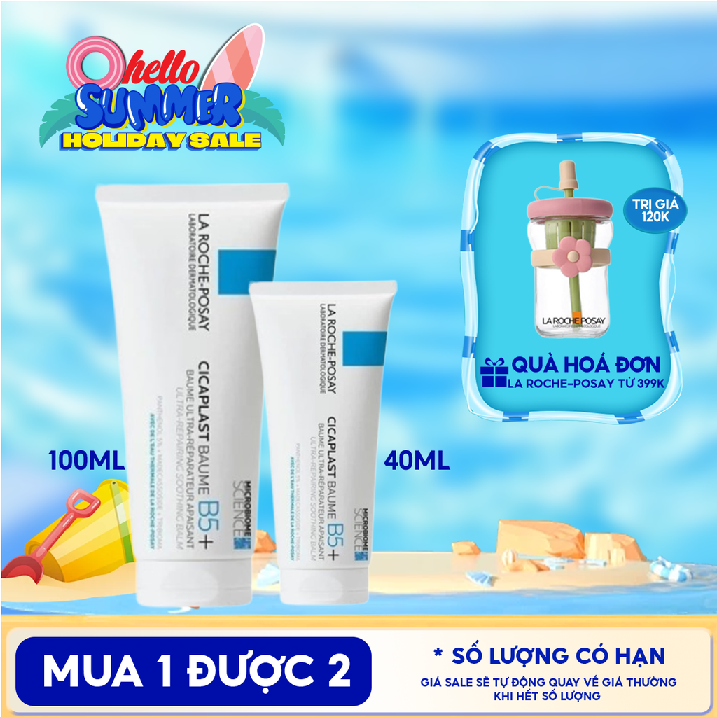 Kem Dưỡng La Roche-Posay Làm Dịu, Hỗ Trợ Phục Hồi Da, Đa Công Dụng Laboratoire Dermatologique Cicaplast Baume B5+