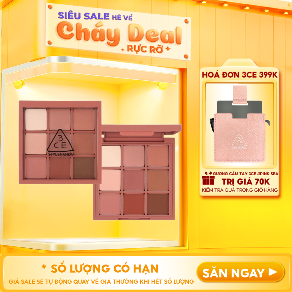 Bảng Phấn Mắt 4 Màu 3CE Mini Multi Eye Color Palette 3.2g