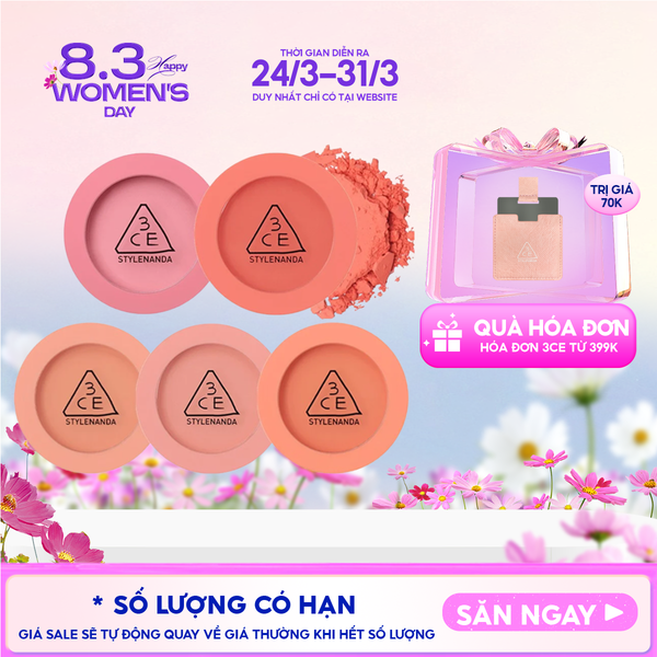  Phấn Má Hồng 3CE Mịn Lì Siêu Xinh Face Blush 5.5g 