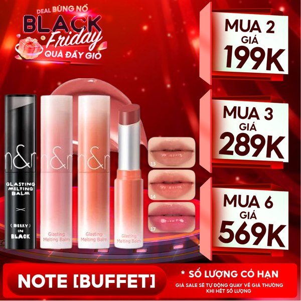  [VE-EASY] Son Dưỡng Romand Dạng Thỏi Có Màu Thuần Chay Dưỡng Ẩm Mềm Môi Glasting Melting Balm 