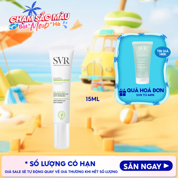  Kem Chấm Mụn SVR Dạng Gel Sebiaclear Cicapeel 15ml 
