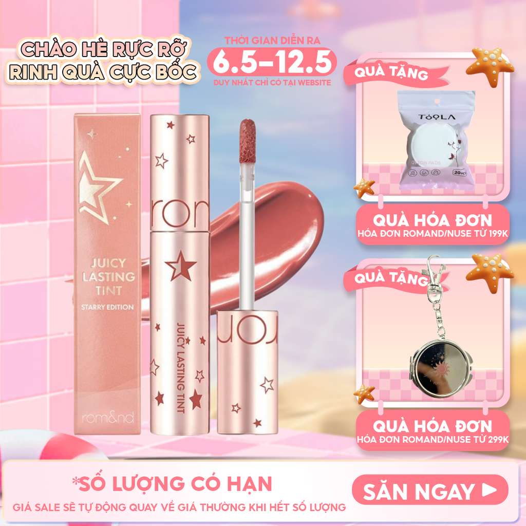 [Juicy Lasting Tint Starry Edition - Màu 23] Son Tint Lì Romand Juicy Lasting Tint Starry Edition 5.5g