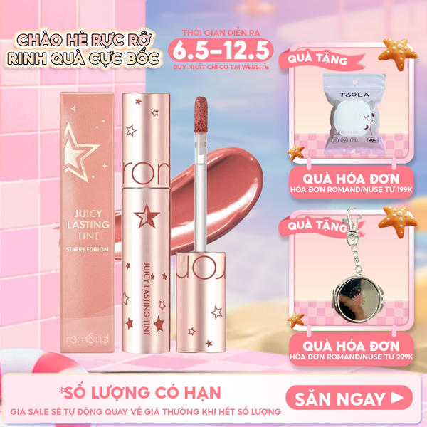  [Juicy Lasting Tint Starry Edition - Màu 23] Son Tint Lì Romand Juicy Lasting Tint Starry Edition 5.5g 