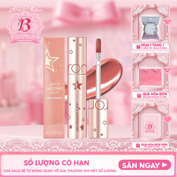 [Juicy Lasting Tint Starry Edition - Màu 23] Son Tint Lì Romand Juicy Lasting Tint Starry Edition 5.5g 