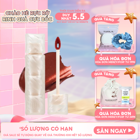 [NEW] Son Phao Kem Lì Mềm Mịn Như Bơ, Lâu Trôi Merzy Puffer Mellow Tint 3.7g