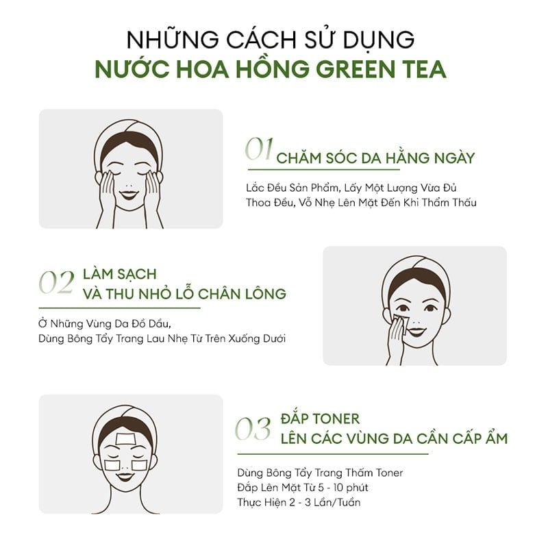 Nước Cân Bằng Colorkey Trà Xanh Luminous Green Tea Purifying Shake Toner 100ml