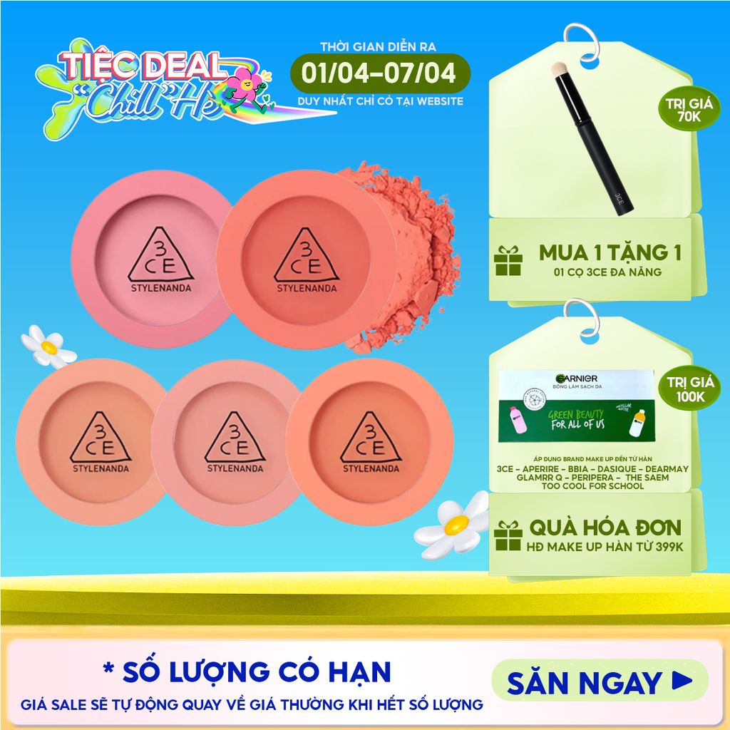 Phấn Má Hồng 3CE Mịn Lì Siêu Xinh Face Blush 5.5g