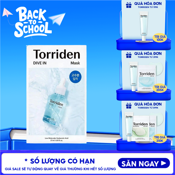  Mặt Nạ Torriden Dưỡng Ẩm, Làm Dịu Da Dive In Mask 27ml 