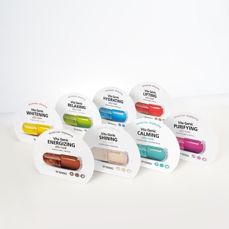 Mặt Nạ Miếng BNBG Dưỡng Ẩm, Hỗ Trợ Dưỡng Trắng, Cải Thiện Làn Da Hàn Quốc Vita Genic Jelly Mask