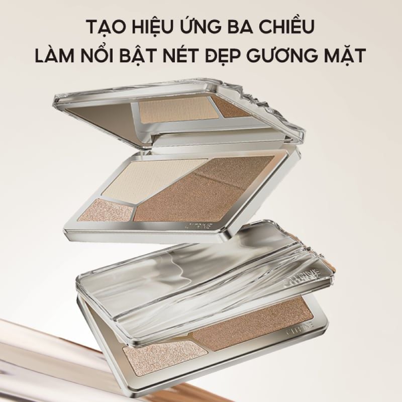 Phấn Tạo Khối Và Bắt Sáng Đa Năng Citrine Light And Shadow Blending Contour Palette 14.5g