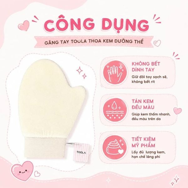  Găng Tay Thoa Kem Dưỡng Thể TOOLA Body cream application gloves - BT-TLA129 