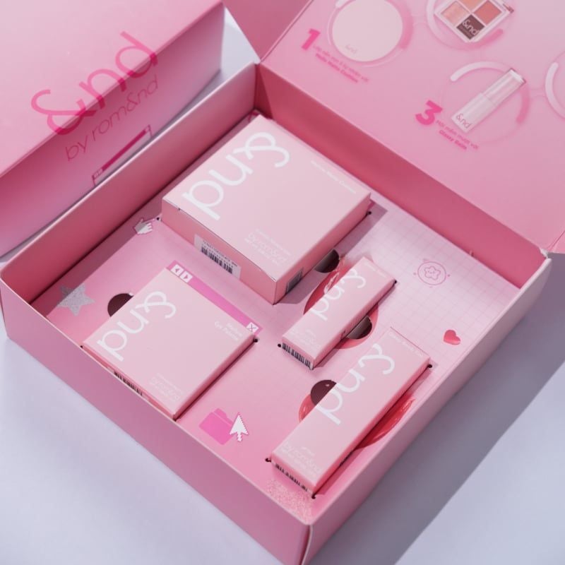 Box Mỹ Phẩm Trang Điểm And By Romand Cool Tone & Warm Tone Set
