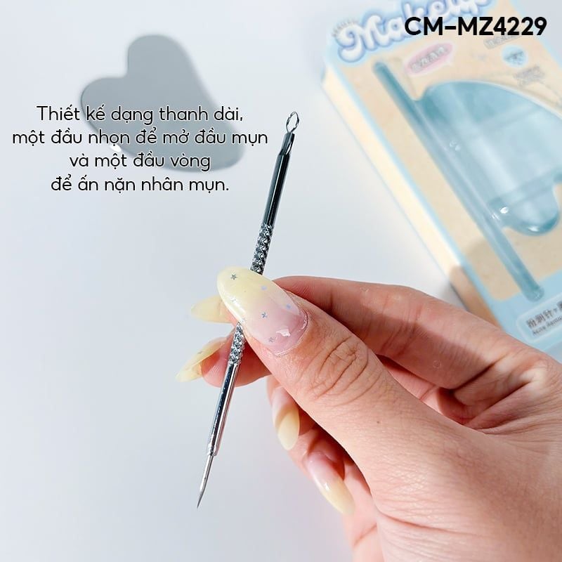 Set 2 Dụng Cụ Nặn Mụn TTR Blackhead Extractor Tool Set - CM-MZ4229