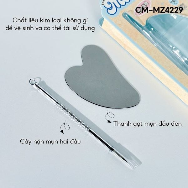  Set 2 Dụng Cụ Nặn Mụn TTR Blackhead Extractor Tool Set - CM-MZ4229 