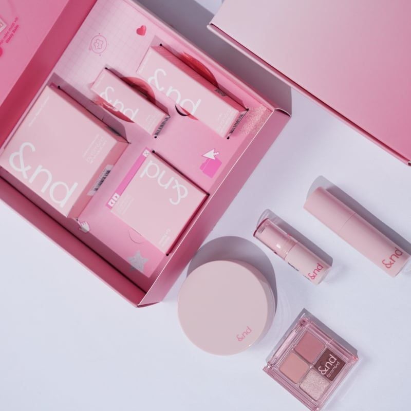Box Mỹ Phẩm Trang Điểm And By Romand Cool Tone & Warm Tone Set