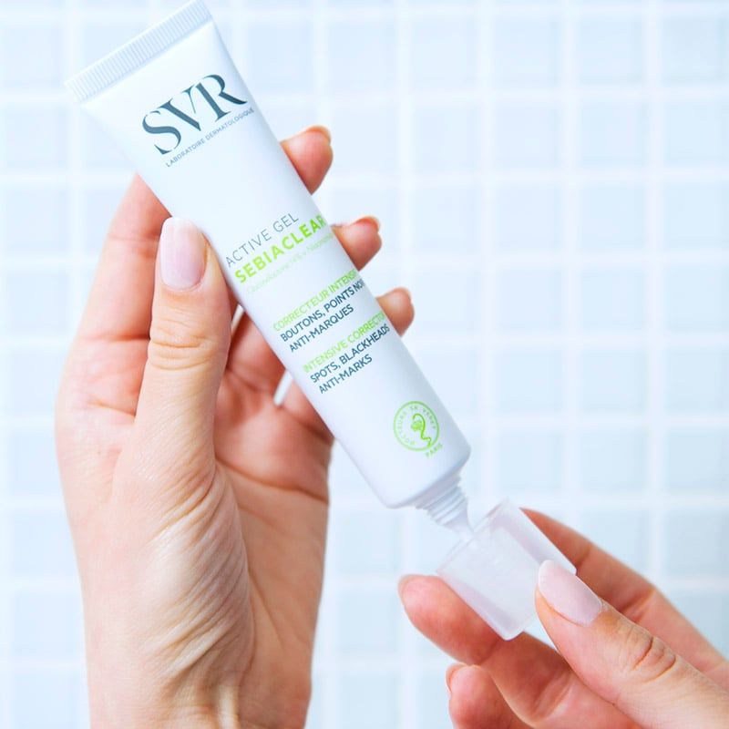 Kem Dưỡng SVR Kiểm Soát Dầu Nhờn, Cải Thiện Mụn & Mờ Thâm Sebiaclear Active Gel 40ml
