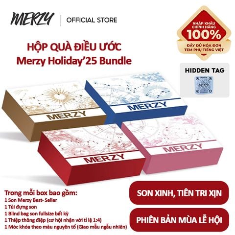 Túi Quà Thần Tài Và Hộp Quà Điều Ước Merzy Holiday’25 Bundle