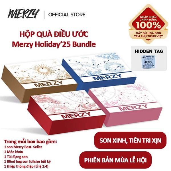  [PRE-ORDER] Hộp Quà Điều Ước Merzy Holiday’25 Bundle 