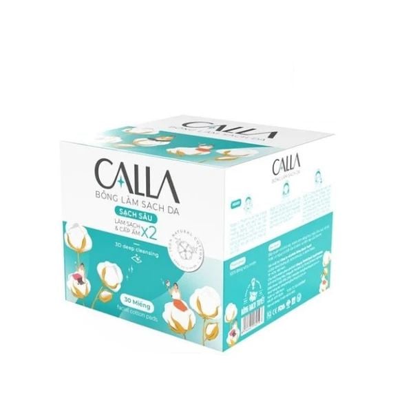  [Gift] Bông Tẩy Trang Calla 30 Miếng - Trị Giá 55k 