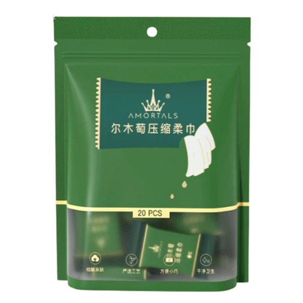  [Gift] Set 5 Khăn Nén Cao Cấp Amortals Compressed Towel Tablets - Trị Giá 49k 